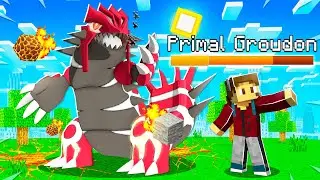 STARTING WITH A SHINY PRIMAL GROUDON - Minecraft Pixelmon Ep. 1