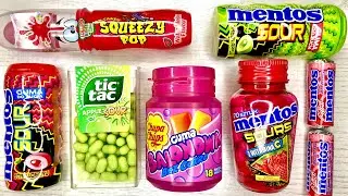 Some Lot's Of Tic Tac Mentos Chupa Chups Squeezy Pop | Lollipops Unpacking | ASMR | Satisfying Video