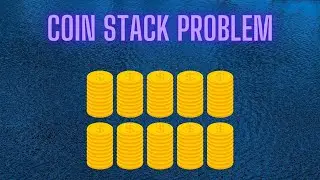 Logical Reasoning Math Puzzle With Answer | Coin Stack Problem