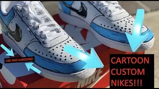 CARTOON CUSTOM NIKES