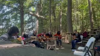 Maine Fiddle Camp June week DADGAD class - Highland Laddie, June '22