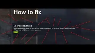 How to fix the error 