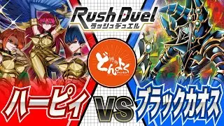 【#ラッシュデュエル】超魔導剣士の力で敵を蹴散らす！！ハーピィ vs ブラックカオス【#博多どんよく】