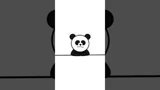 Panda Vector Art 🐼❤️ #illustrator_tutorial #illustrator #speedart #panda #vectorart