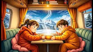 Family Soup Night in a Mountain Van | Cozy Van Life During Harsh Winter