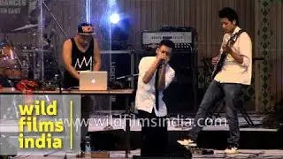 Tripura's Borkung Hrangkhawl performs rap music in Delhi