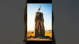 &ldquo;Safe on the Summit: Giraffe vs Furious Cheetahs | Savanna Cliff ASMR&rdquo;