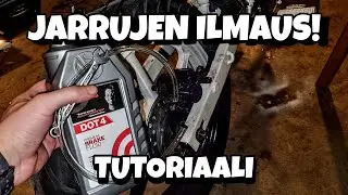 Miten ILMATAAN jarrut moottoripyörään / mopoon - TUTORIAALI