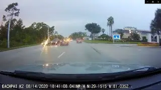 Crash on Clyde Morris at Legacy in Port Orange, FL
