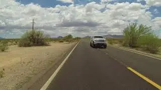 U.S. Border Patrol Immigration Checkpoint on AZ-85 North from Ajo, Arizona, 17 July 2018 GOPR0434