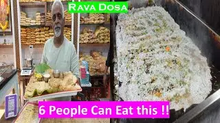 Chennai Style Biggest Rava Dosa in Hyderabad at Hotel Tamilnadu | The Chef Apron #ravadosa