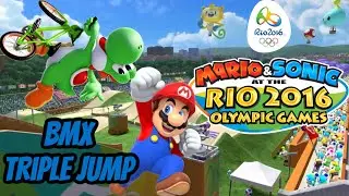 BMX & TRIPLE JUMP! Mario & Sonic at the Rio 2016 Olympic Games!