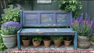 Upcycled Metal & Wood Decor for Rustic Farmhouse Backyard Garden Aesthetics