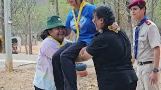 โรงเรียนเทศบาล 1 บ้านสามพราน เข้าค่ายลูกเสืออนุสรณ์ศุภมาศ ราชบุรี