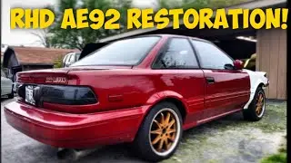 Updates on the 1988 toyota Corolla Ae92 Levin Restoration