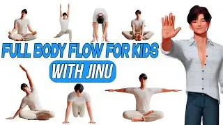 Yoga for Posture & Back Pain Relief | Jinu x KPop Demon Hunters ⭐