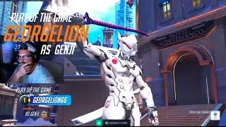 Georgelion Shows Genji Carry Potential! POTG! [Overwatch 2 Season 20 Top 500]