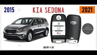 Kia Sedona - Como cambiar la pila / bater&iacute;a del control