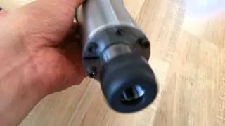 Homemade brushless 3kw water cooled spindle.
