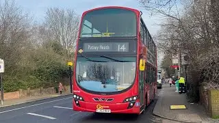 Full Route Visual | London General Route 14: Russell Square to Putney Heath | WHV40 (LJ62KHV)
