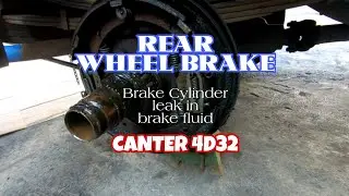 REAR WHEEL BRAKE - brake cylinder lean in brake fluid CANTER 4D32