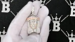 Jesus Pave VVS CZ Hip Hop Iced Out Pendant | Bling Bling Jewelry