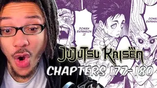 Чтение манги «Jujutsu Kaisen»: РАСШИРЕНИЕ ТРЁХ ДОМЕНОВ СРАЗУ?! АКЦИИ YUTA ВЫРОСЛИ!! — Главы 177–180