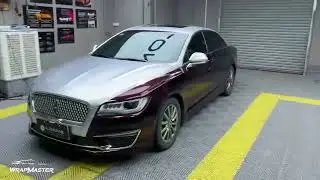 Wrapmaster Super glossy metallic black rose & Space Silver Car Wrap Vinyl