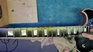 Fret polish time lapse