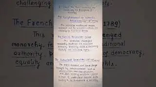 3- Revolution that paved the way the EMERGENCE of SOCIOLOGY. Class -11 SOCIOLOGY