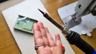 Temperature Control Soldring Iron Review | How To Soldring Iron In Tailoring | Kaviye Ka Istemal 