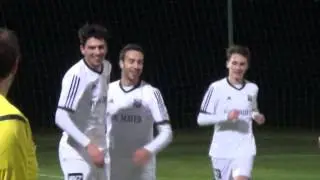 Nikola Tadic (St. Georgen) trifft nach 15 Minuten zum 1:0.