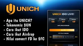 AIRDROP + IDO UNICH RESMI! Cara Ikut Airdrop & IDO Token $UN