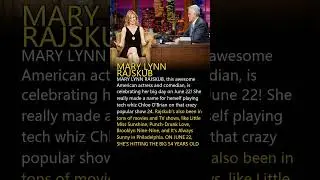 Happy Birthday Mary Lynn Rajskub fGUB3Q33k00 21 score65 unknown the tonight show with jay leno ep
