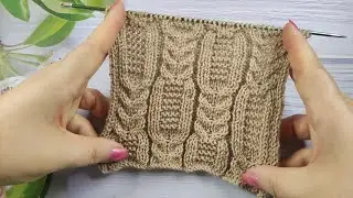 Cable Stitch Knitting Pattern| Zopfmuster stricken | Punto Trecce ai ferri| Point Torsades au Tricot
