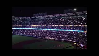 Synchronized Lightwave at Angels Stadium