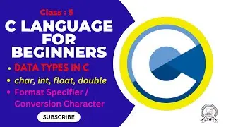 Basic Data Types in C Programming Language in Telugu