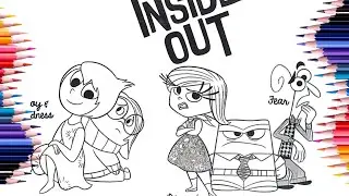 INSIDE OUT 2 Coloring Pages / How To Color All Characters / NCS Music