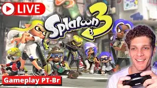 PRIMEIRA VEZ no SPLATOON 3 - (Gameplay PT-BR) por Tham&aacute;s Morelli #live