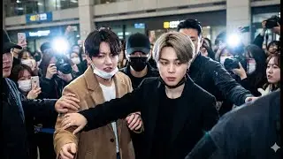 JIKOOK снова вызывают переполох. Чонгука втянули в инцидент с Чимином в аэропорту, который оказался