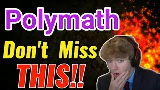 Polymath Don't Miss This🚀 || Polymath Price Prediction Update! || Poly coin News Update!
