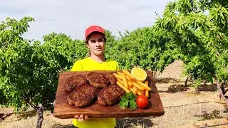 I Cooked Steak Using Primitive Technology 🍟🥩