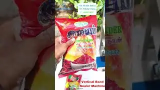Vertical Band Sealer  #pouchpacking #packingmachine #pouchpacking #packingmachine