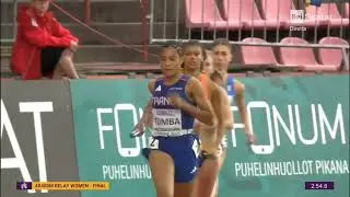4x400 Donne Medaglia di Bronzo ai Campionati Europei Under 20 a Tampere il 10/08/2025
