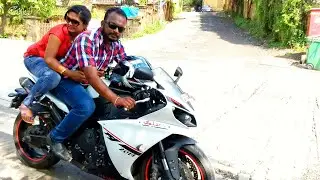 YAMAHA R1. First time Riding a Superbike. Ft - MSK VLOGS