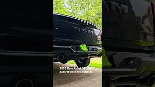 2025 Ram Rebel GT passive cold end exhaust. #2025ram #2025ramrebelgt #passivecoldendexhaust