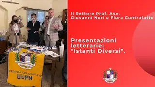Il Rettore Prof. Avv. Giovanni Neri e Flora Contrafatto.