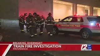 MBTA train catches fire in Providence