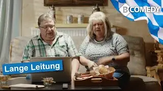 Bayern-Comedy: Lustige Frage: Wer steht hier auf der Leitung?