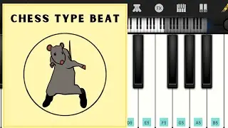 Chess Type Beat | Piano Tutorial with Notes | Melodia